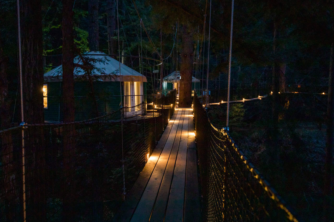 Treehouse Stays at Sonoma Zipline Adventures